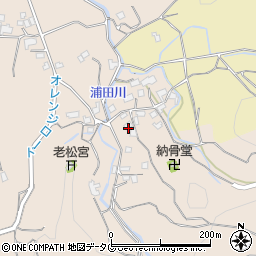 福岡県みやま市高田町田浦1129周辺の地図