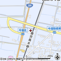福岡県みやま市高田町今福639周辺の地図