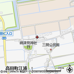 福岡県みやま市高田町江浦1295周辺の地図