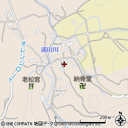 福岡県みやま市高田町田浦1038周辺の地図