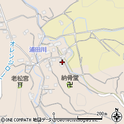 福岡県みやま市高田町田浦1034周辺の地図