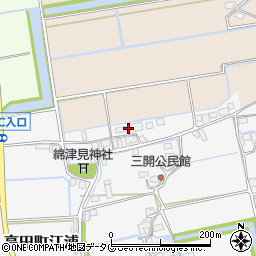 福岡県みやま市高田町江浦1291周辺の地図