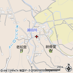 福岡県みやま市高田町田浦1132周辺の地図