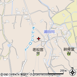 福岡県みやま市高田町田浦722周辺の地図