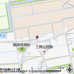福岡県みやま市高田町江浦1290周辺の地図