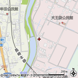 佐賀県鹿島市犬王袋乙-2896周辺の地図