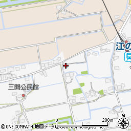 福岡県みやま市高田町江浦933周辺の地図