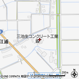 三池生コンクリート工業周辺の地図