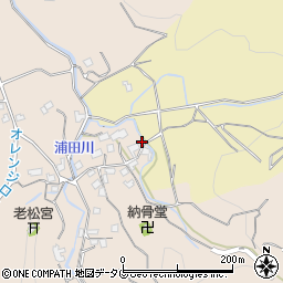 福岡県みやま市高田町田浦1029周辺の地図