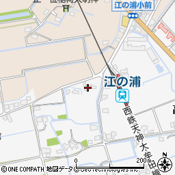 福岡県みやま市高田町江浦892周辺の地図