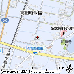 福岡県みやま市高田町今福240周辺の地図