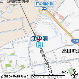 福岡県みやま市高田町江浦618周辺の地図
