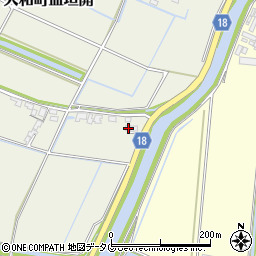 福岡県柳川市大和町皿垣開1751周辺の地図