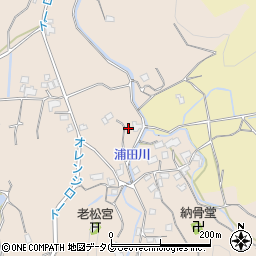 福岡県みやま市高田町田浦731周辺の地図