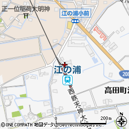 江の浦駅周辺の地図