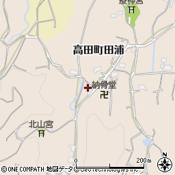 福岡県みやま市高田町田浦644周辺の地図