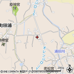 福岡県みやま市高田町田浦684周辺の地図