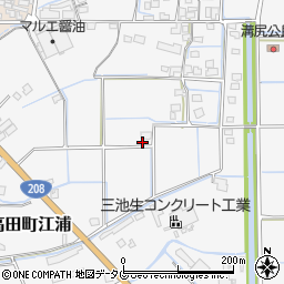 福岡県みやま市高田町江浦427周辺の地図