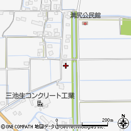福岡県みやま市高田町江浦172周辺の地図