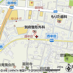 溝上薬局西牟田店周辺の地図