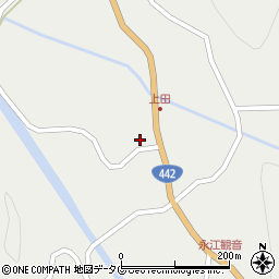 熊本県阿蘇郡小国町上田223周辺の地図