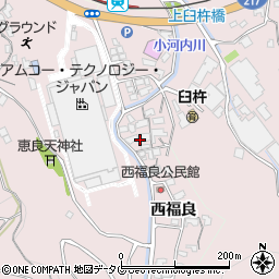 大分県臼杵市西福良1603周辺の地図