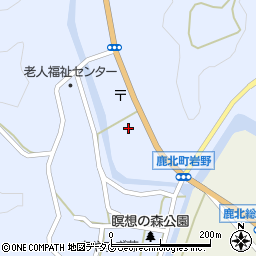 熊本県山鹿市鹿北町岩野122-2周辺の地図