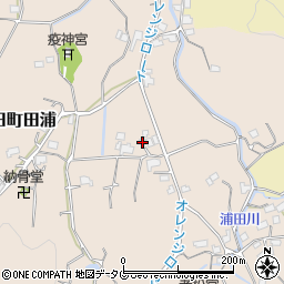 福岡県みやま市高田町田浦756周辺の地図