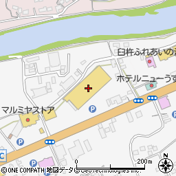 ＨＩヒロセスーパーコンボ臼杵店周辺の地図