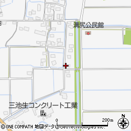 福岡県みやま市高田町江浦169周辺の地図