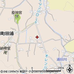 福岡県みやま市高田町田浦752周辺の地図