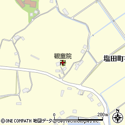 観童院周辺の地図