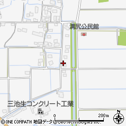 福岡県みやま市高田町江浦168周辺の地図