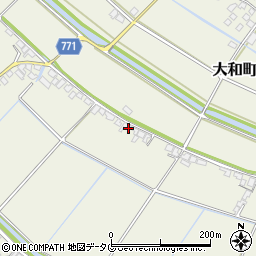 福岡県柳川市大和町皿垣開1818周辺の地図