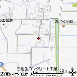 福岡県みやま市高田町江浦466周辺の地図