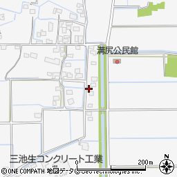 福岡県みやま市高田町江浦163周辺の地図