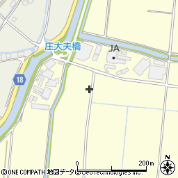 福岡県柳川市大和町中島2758周辺の地図