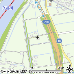 福岡県みやま市高田町徳島699周辺の地図