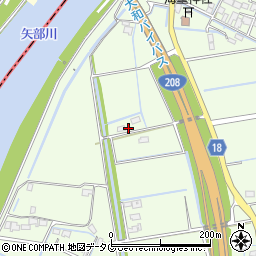 福岡県みやま市高田町徳島718周辺の地図