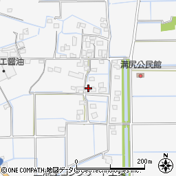 福岡県みやま市高田町江浦444周辺の地図