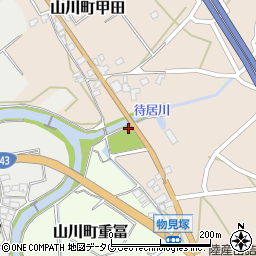 要川公園トイレ周辺の地図