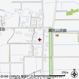福岡県みやま市高田町江浦447周辺の地図