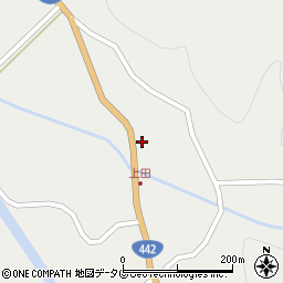 熊本県阿蘇郡小国町上田1723周辺の地図