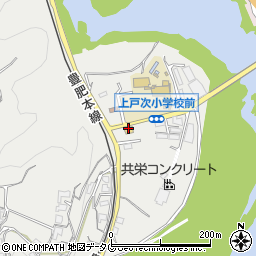 緒方酒店周辺の地図