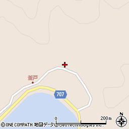 大分県津久見市長目2714周辺の地図