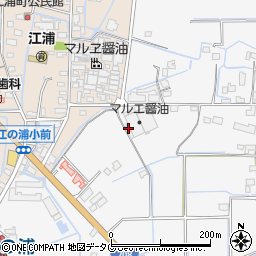 福岡県みやま市高田町江浦484周辺の地図