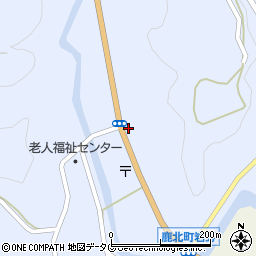 熊本県山鹿市鹿北町岩野133周辺の地図