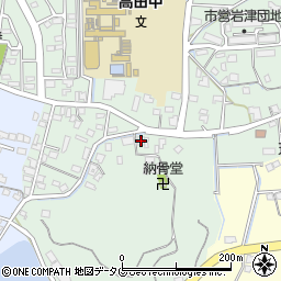 福岡県みやま市高田町岩津111周辺の地図