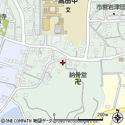 福岡県みやま市高田町岩津112周辺の地図