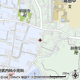 福岡県みやま市高田町岩津237周辺の地図
